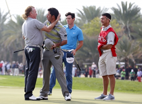 Miguel Angel Jimenez of Spain..