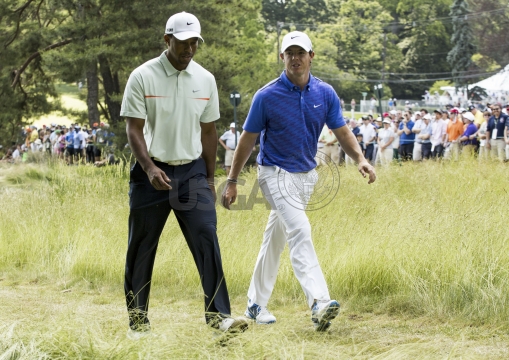 U.S. Open aTiger Wood, Rory McIlroy